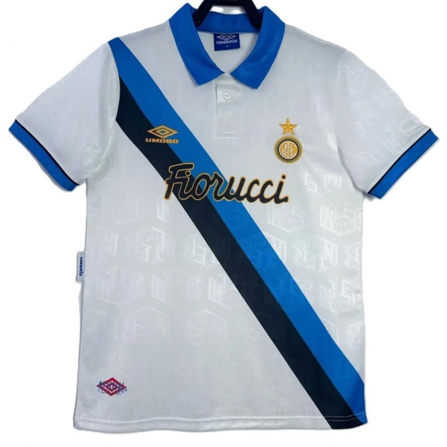 ウェア Serie A Inter 94/95 Away s/s Uniform Camisa II Inter de Milão 1994 1995 Umbro retro